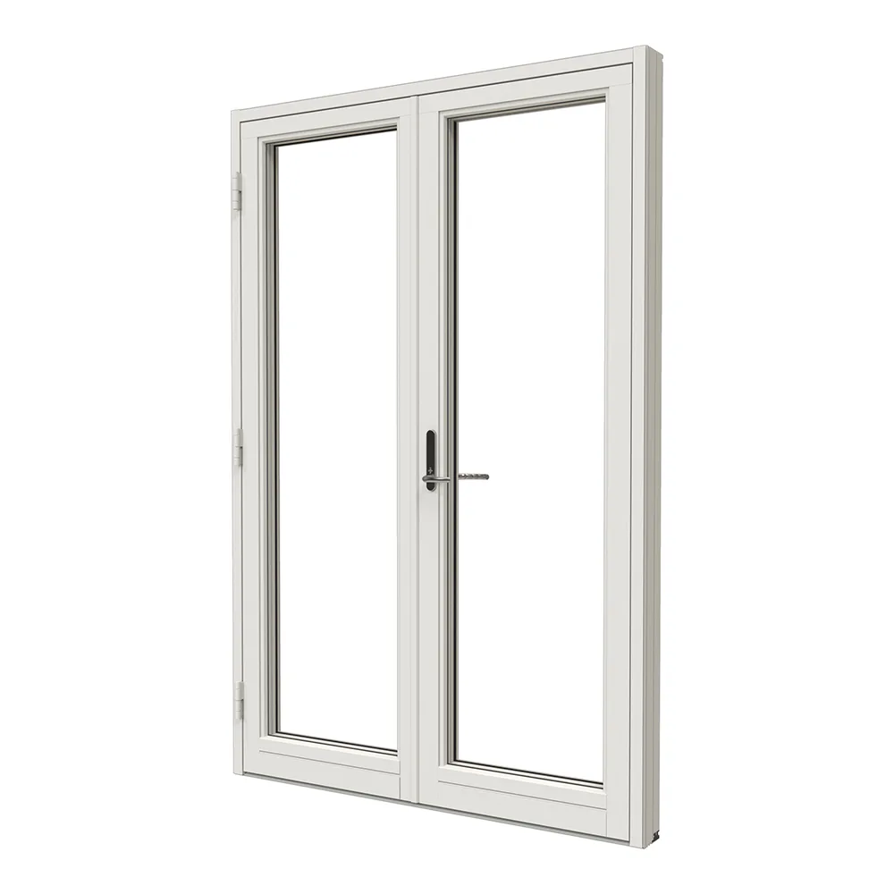 Parfönsterdörr NorDan NTech Helglasad Aluminium