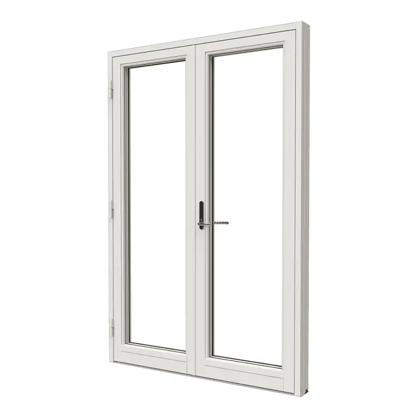 Parfönsterdörr NorDan NTech Helglasad Trä