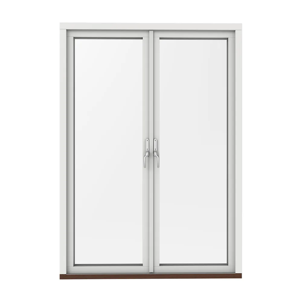 Parfönsterdörr Outline Helglasad 3-Glas Aluminium