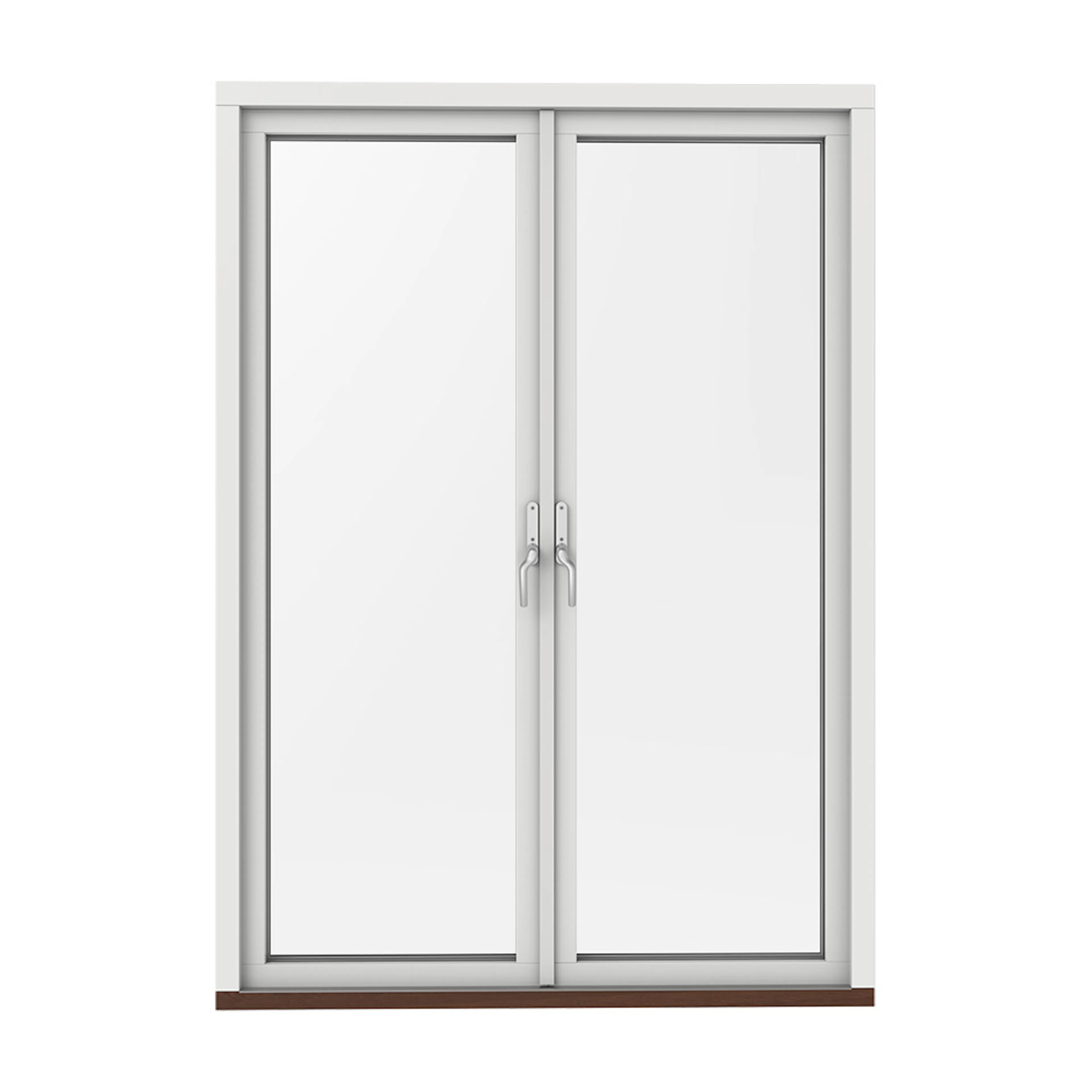 Parfönsterdörr Outline Helglasad 3-Glas Aluminium