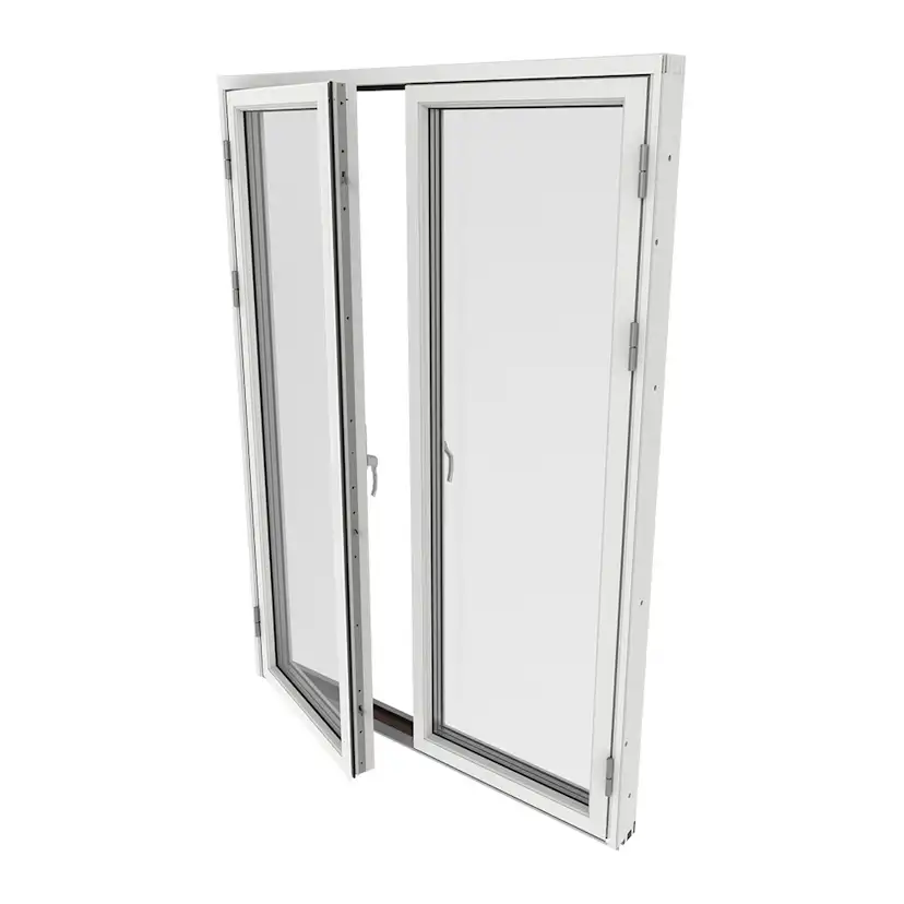 Parfönsterdörr Outline Helglasad 3-Glas Aluminium