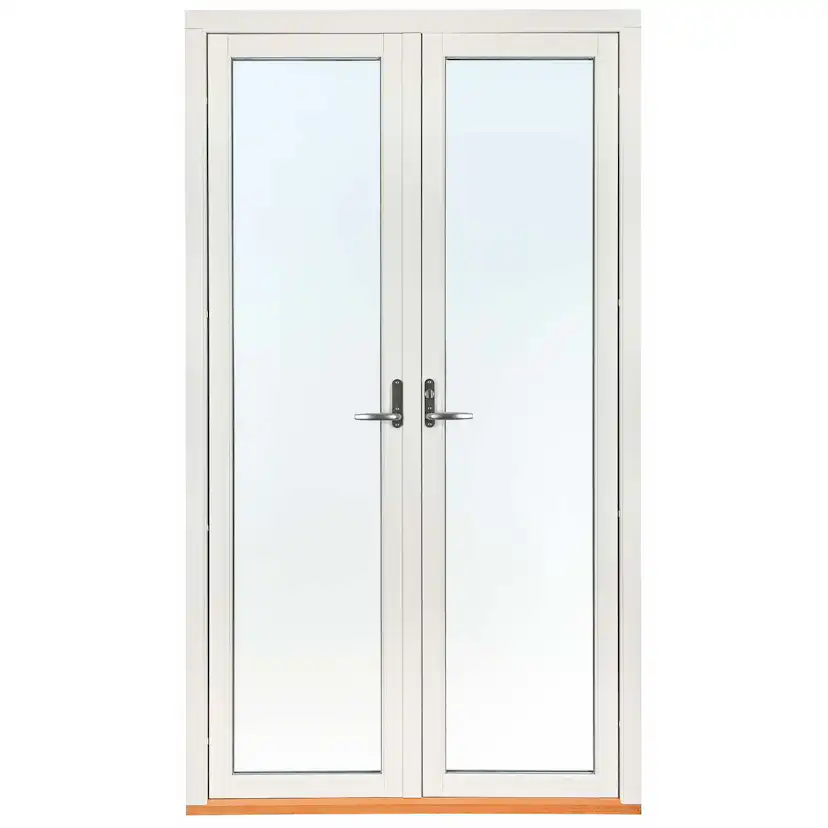 Parfönsterdörr Svenska Fönster Helglasad Aluminiumbeklätt Trä 3-Glas