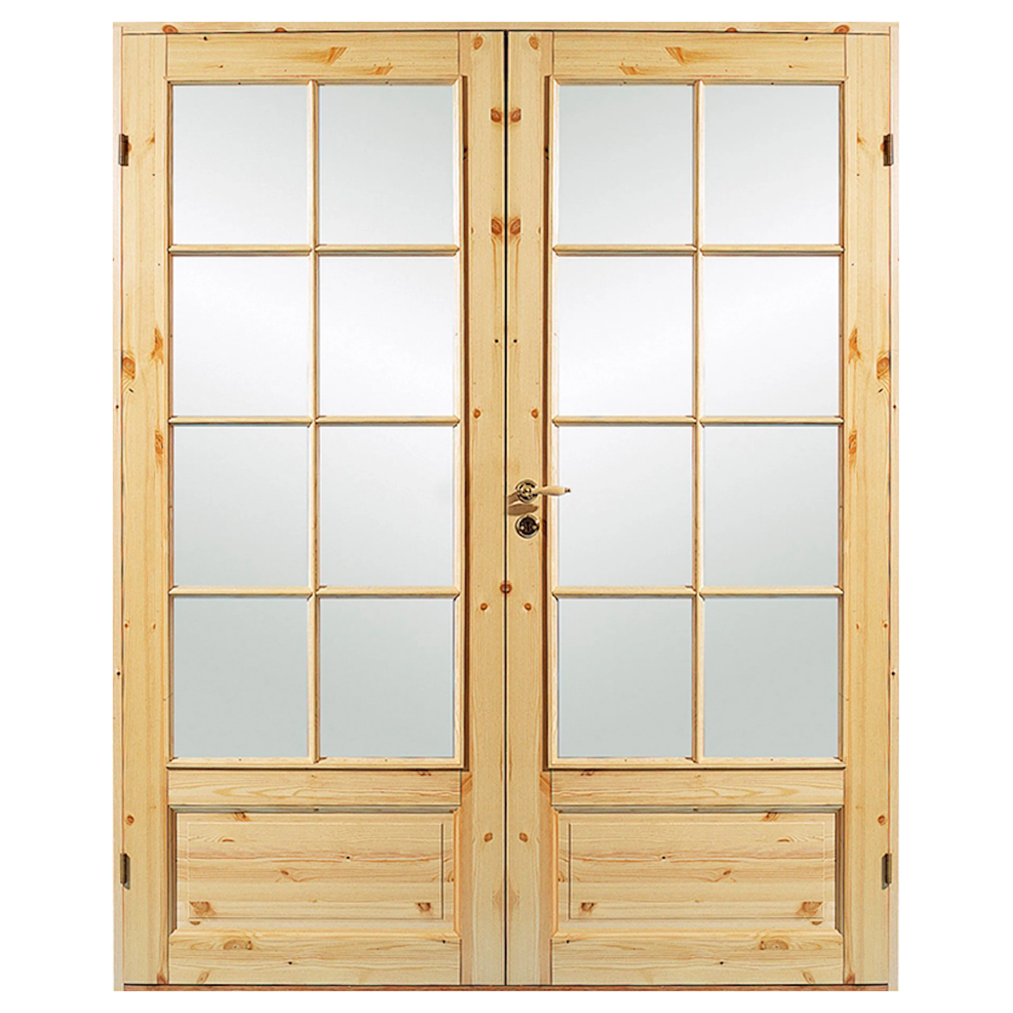 Parinnerdörr Br. Johansson Allmoge SP16 Obehandlad Furu Klarglas