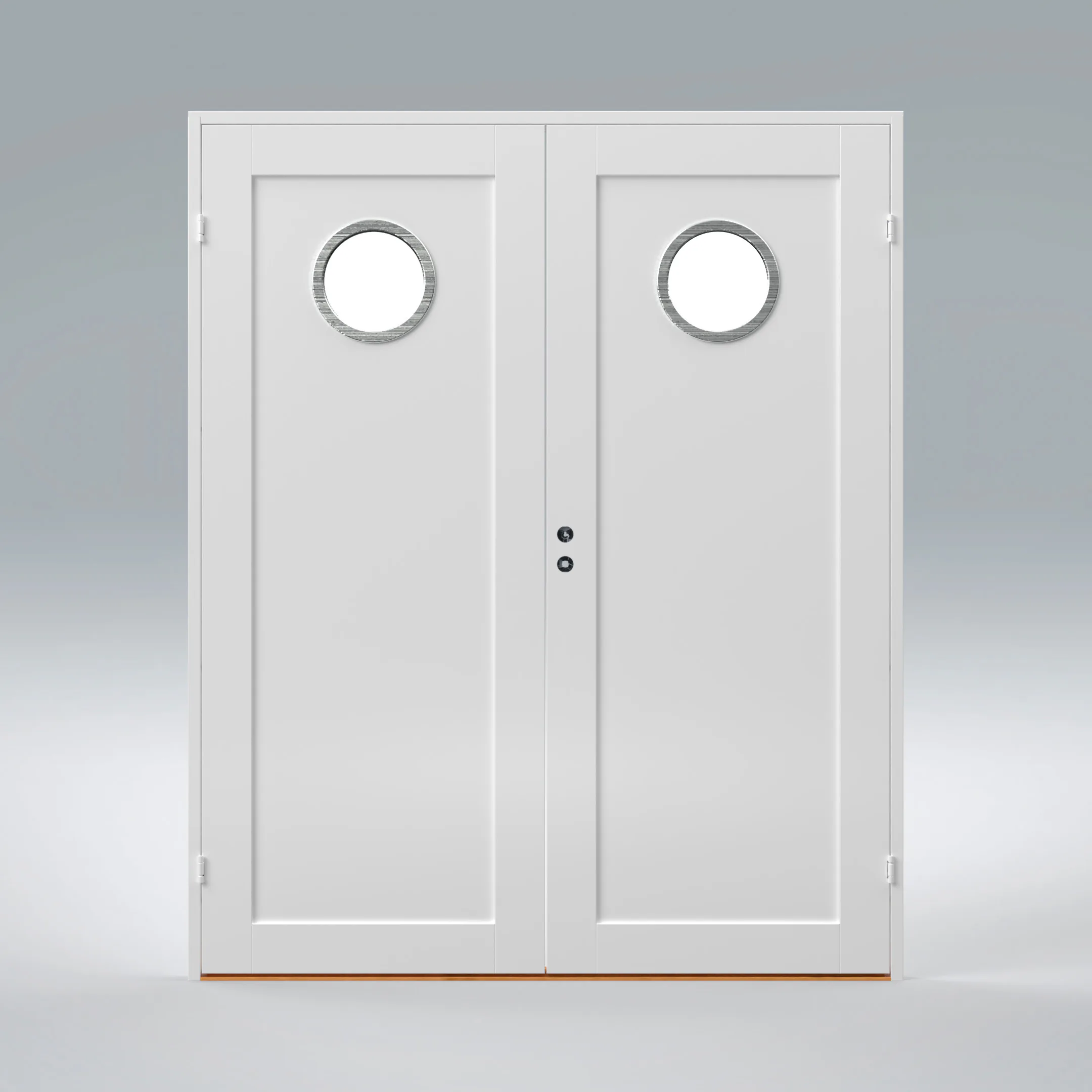 Parinnerdörr Br. Johansson Contur Aluring Runt Klarglas