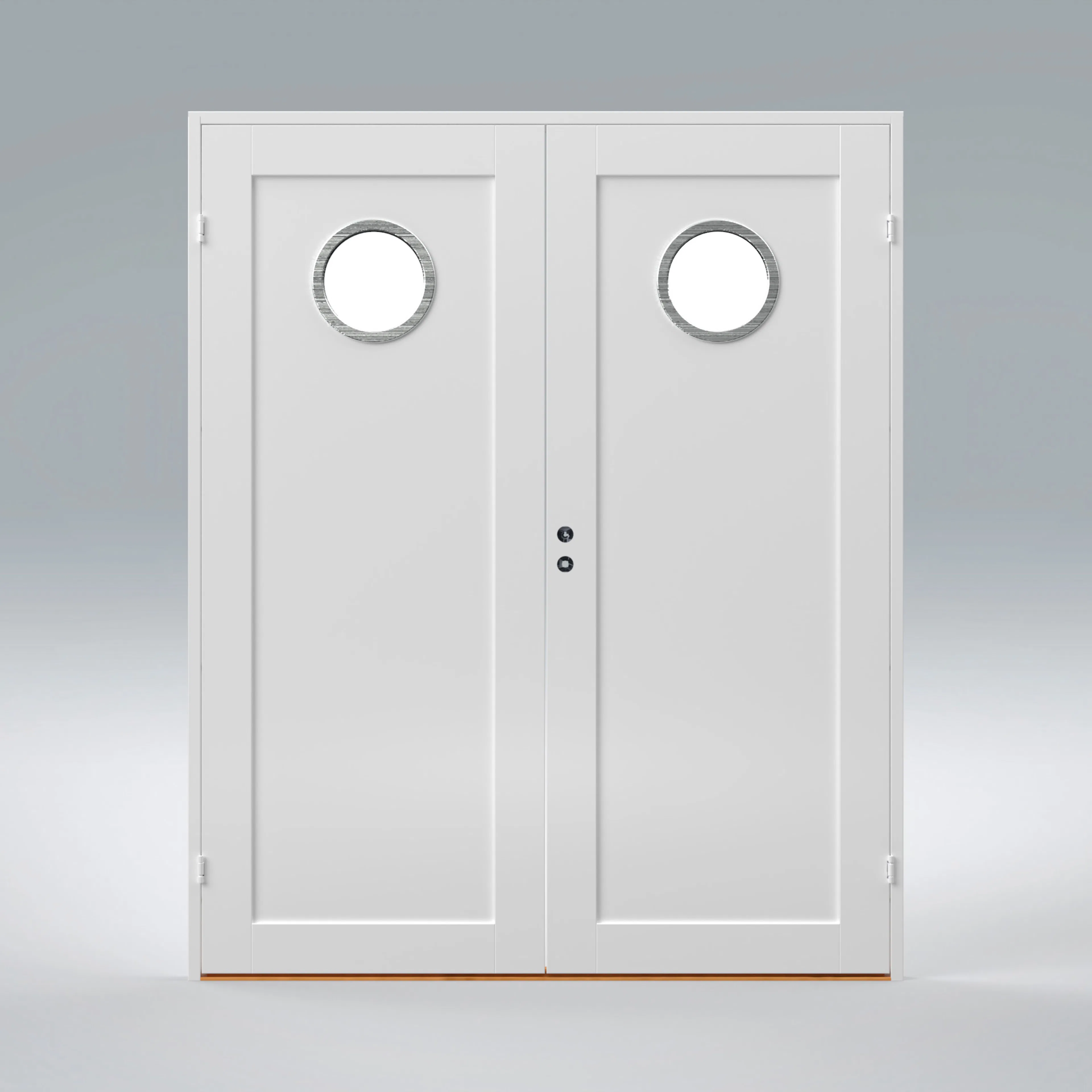 Parinnerdörr Br. Johansson Contur Aluring Runt Klarglas