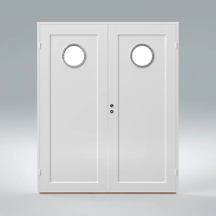 Parinnerdörr Br. Johansson Contur Aluring Runt Klarglas