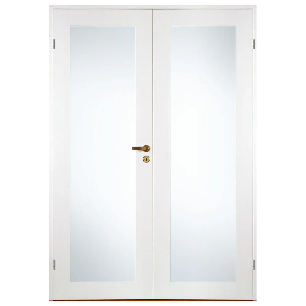 Parinnerdörr Sveadörren Contur Vit Klarglas Helglas