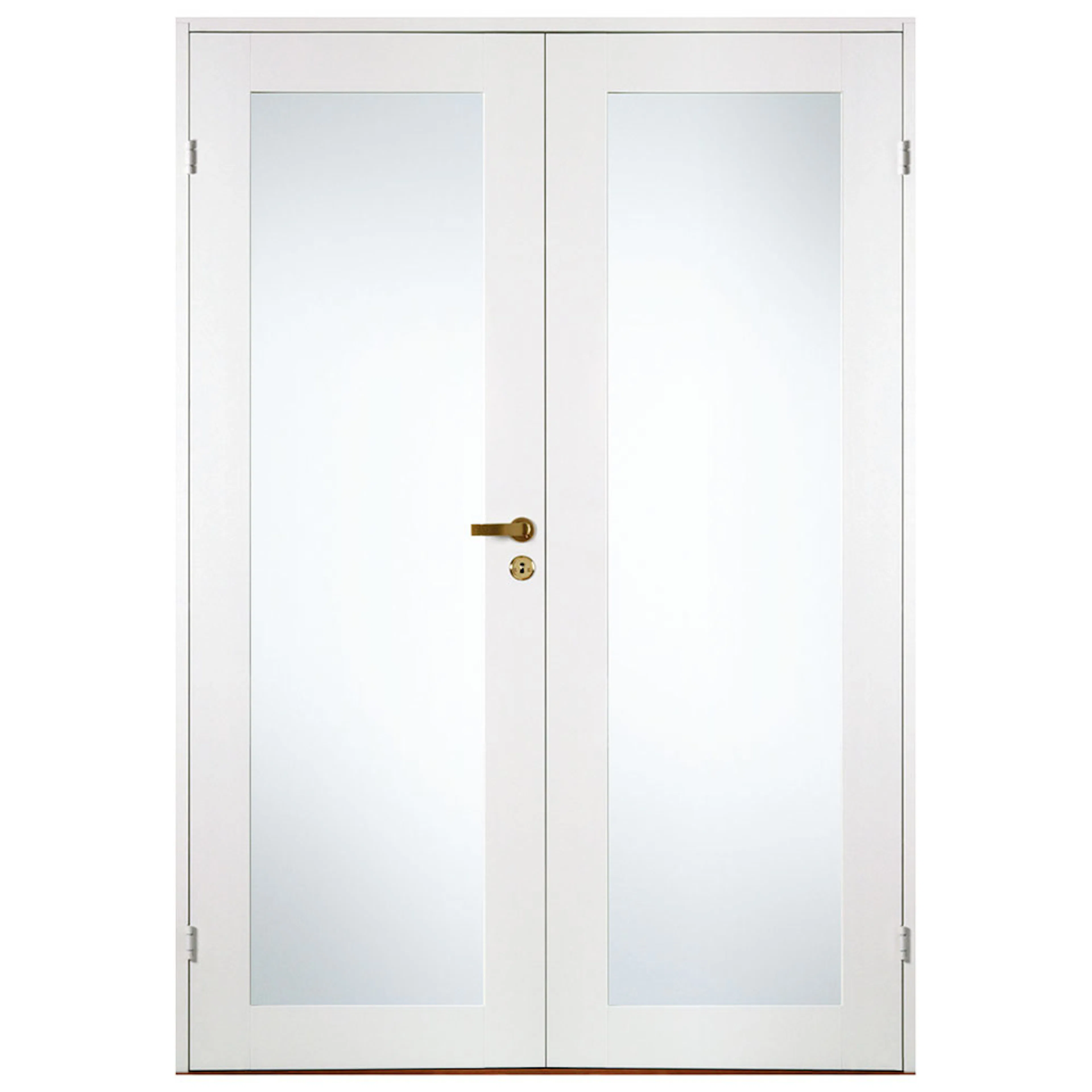 Parinnerdörr Sveadörren Contur Vit Klarglas Helglas