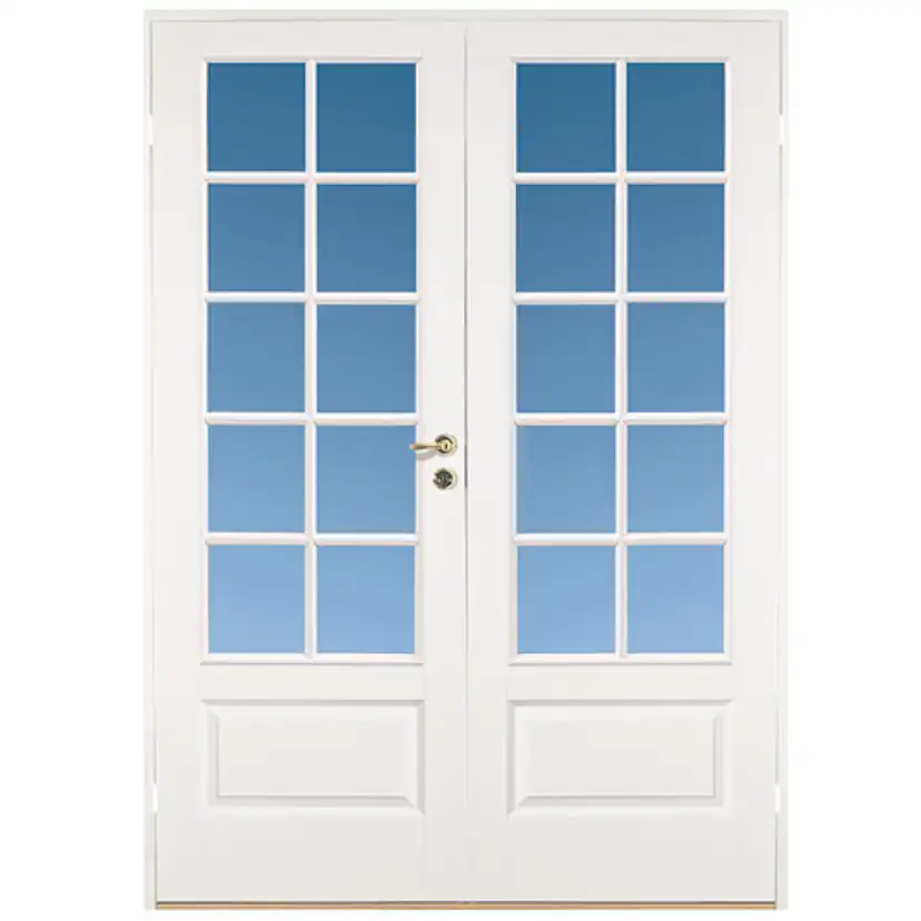 Parinnerdörr Sveadörren Formpressad SP10 Vit Klarglas