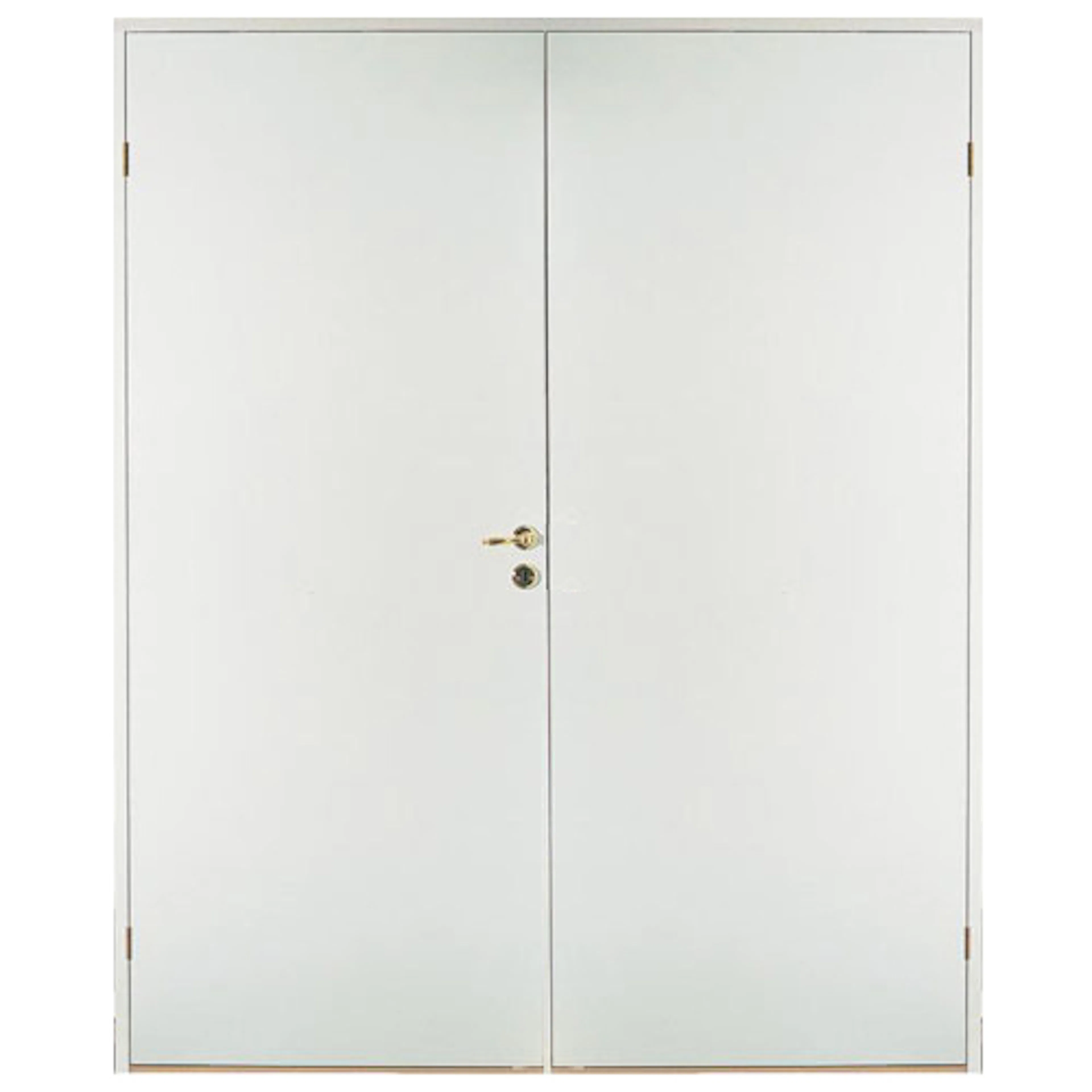 Parinnerdörr Diplomat Lättdörr Vit Slät