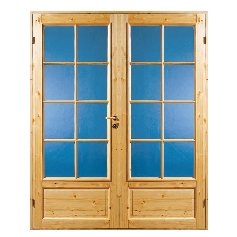 Parinnerdörr Sveadörren Massiv 3 Obehandlad Furu Härdat Klarglas SP8