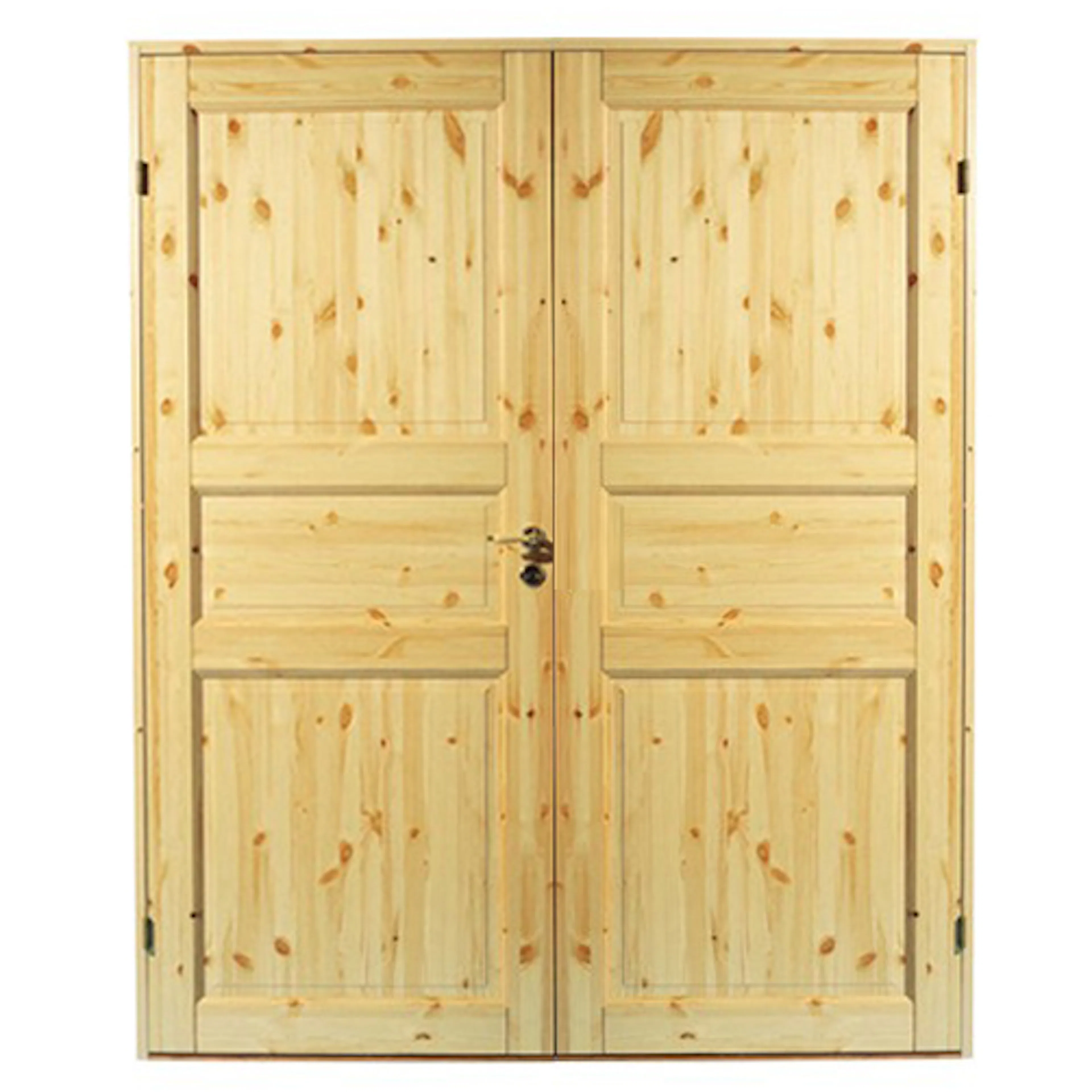 Parinnerdörr Diplomat Massiv 3 Obehandlad Furu