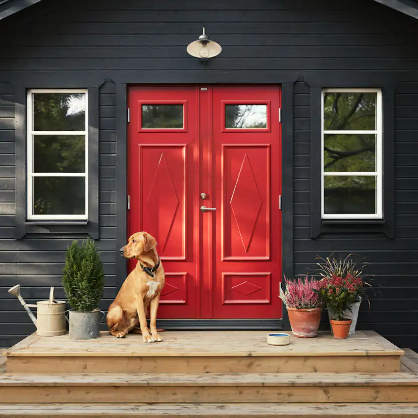 Parytterdörr Diplomat Britta Klarglas