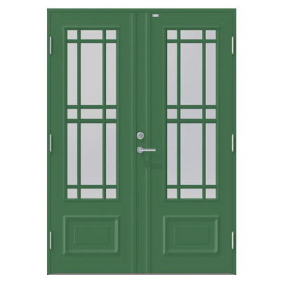 Parytterdörr Diplomat Estelle Q Glas