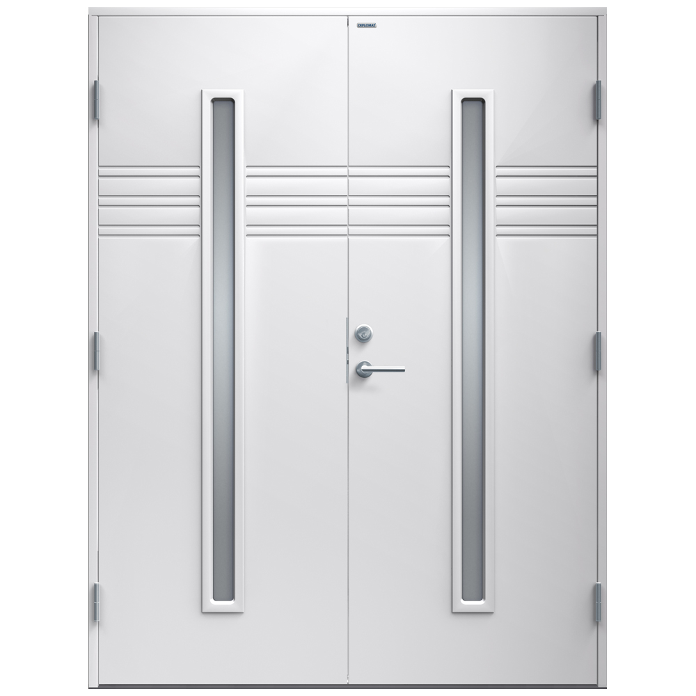 Parytterdörr Diplomat Felicia Klarglas