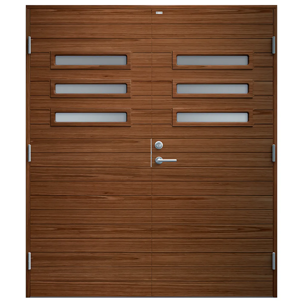 Parytterdörr Diplomat Ingela Klarglas Träfanér