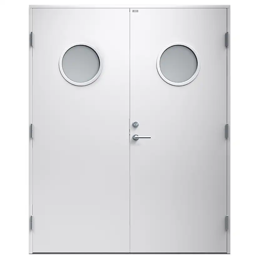 Parytterdörr Diplomat Rosa Klarglas