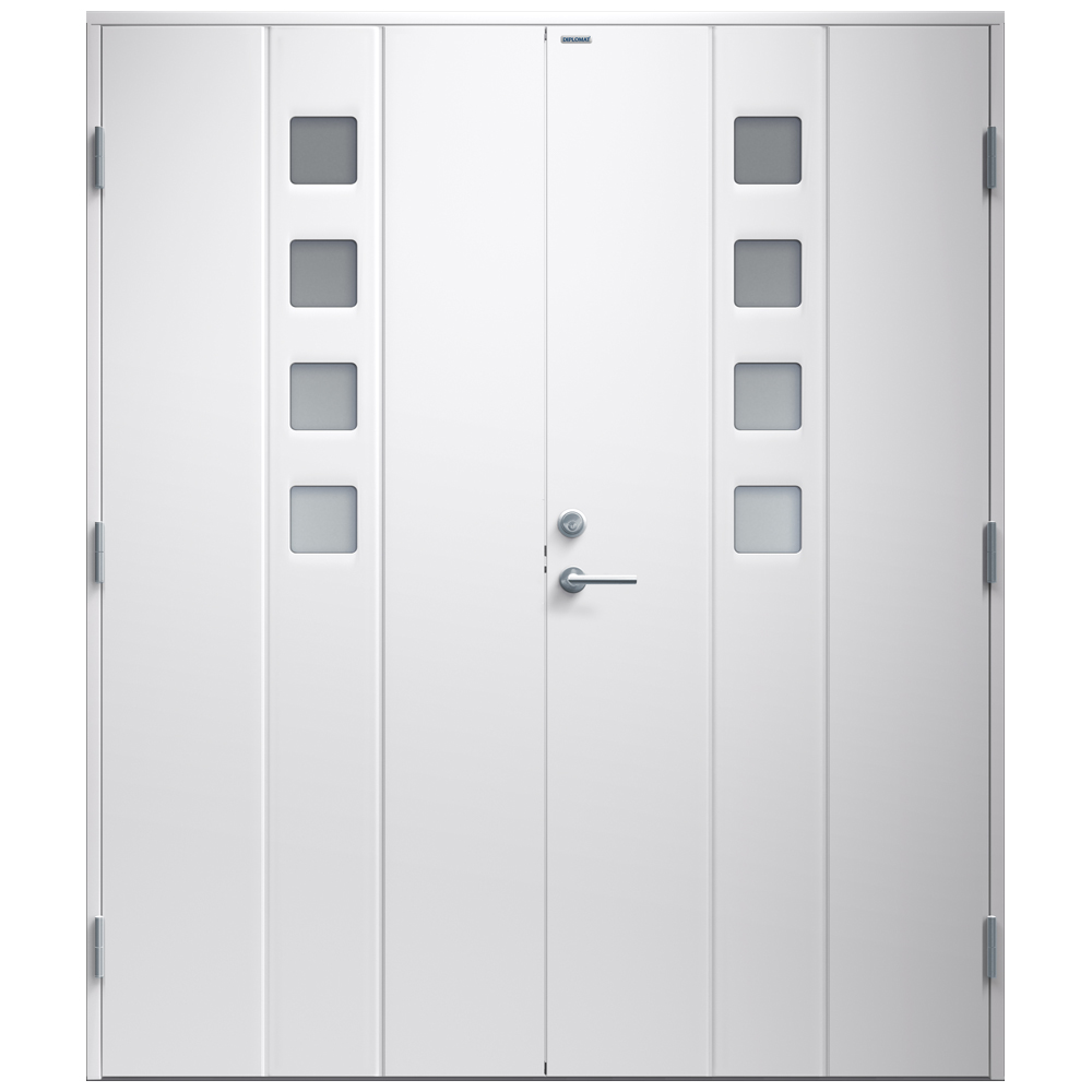 Parytterdörr Diplomat Sandra Klarglas