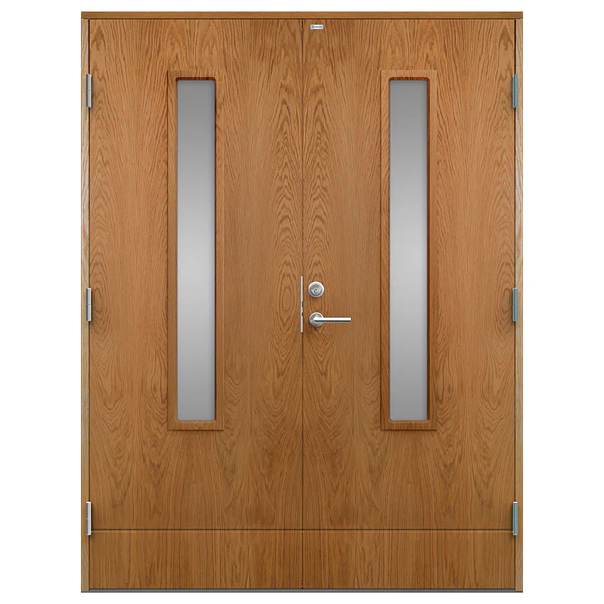 Parytterdörr Diplomat Laila Träfanér Klarglas