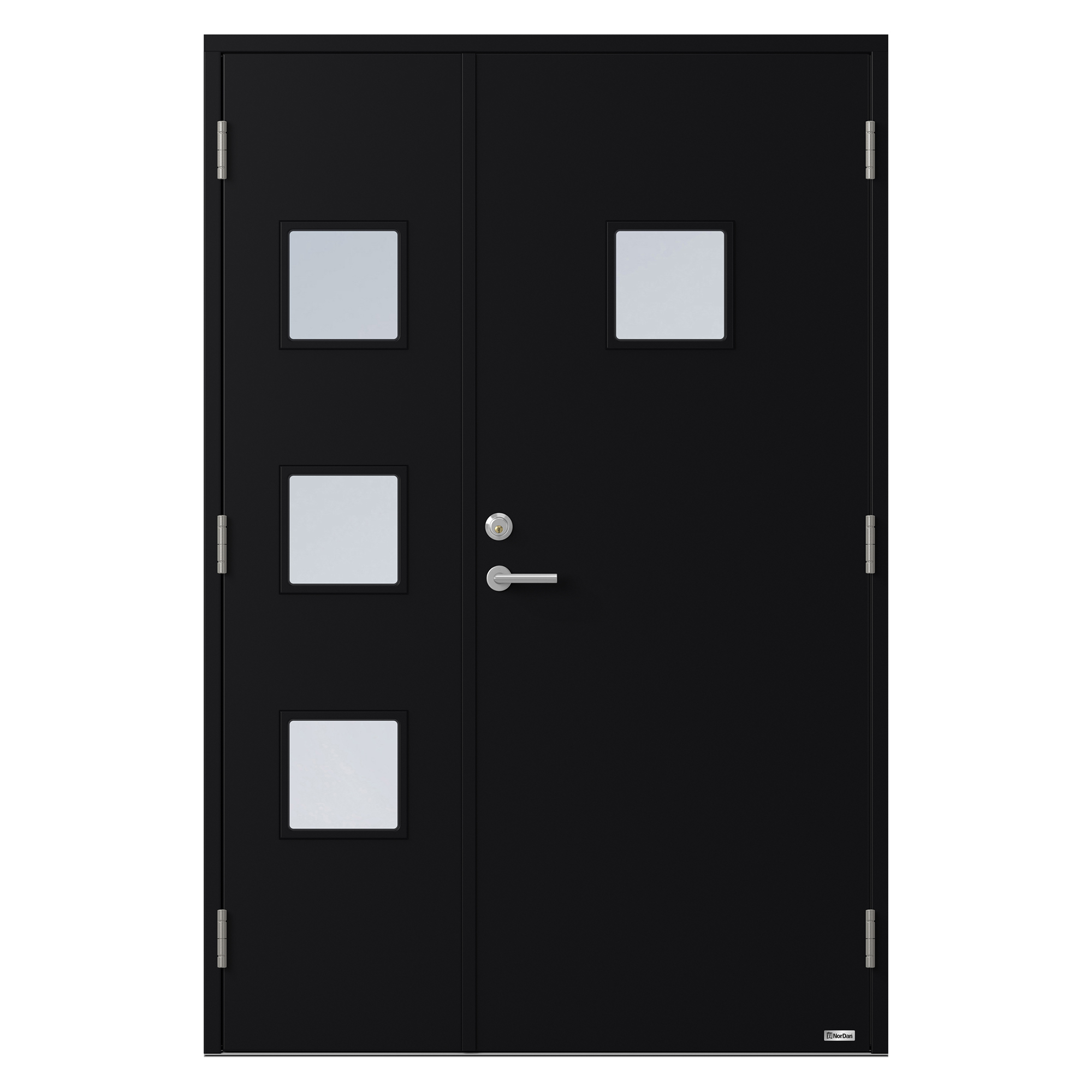 Parytterdörr NorDan Bor Kvadraten 839PG1+3