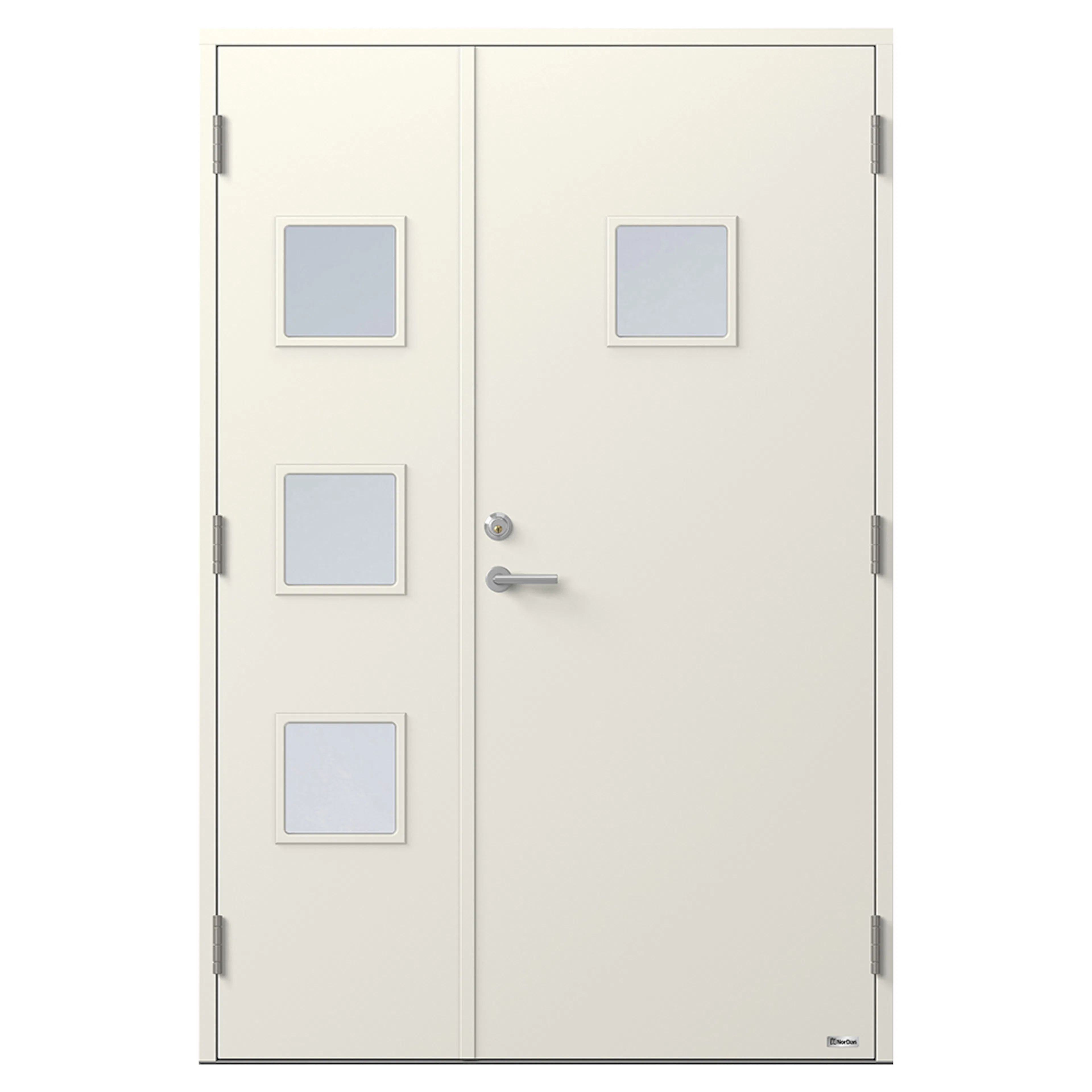 Parytterdörr NorDan Bor Kvadraten 839PG1+3