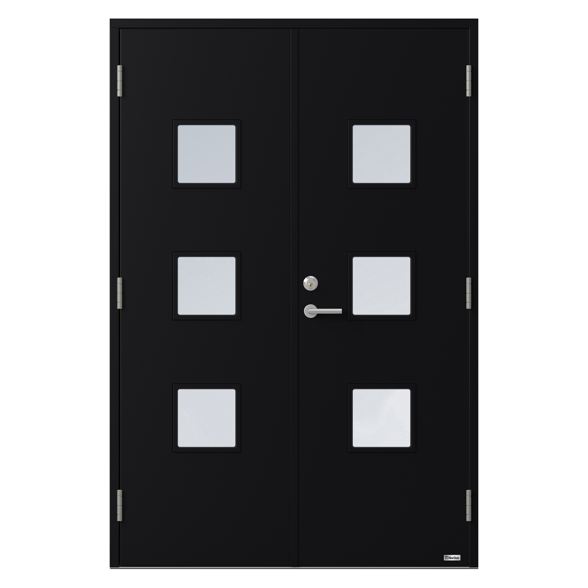 Parytterdörr NorDan Bor Kvadraten 839PG3