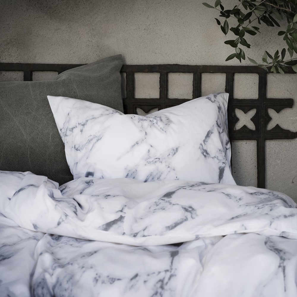 Påslakanset Borganäs of Sweden Marmor Grå