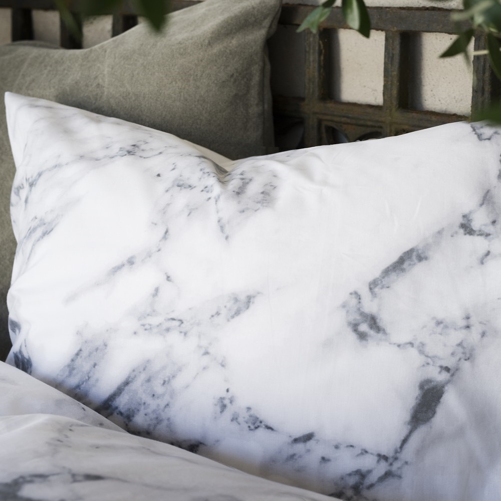 Påslakanset Borganäs of Sweden Marmor Grå
