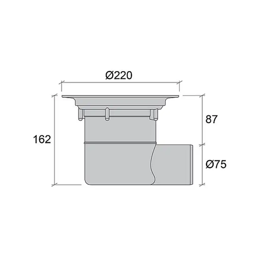 Golvbrunn Jafo PS 75 D UMP