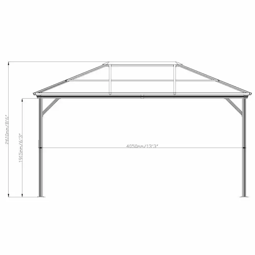 Pergola gop Verona 13 m2