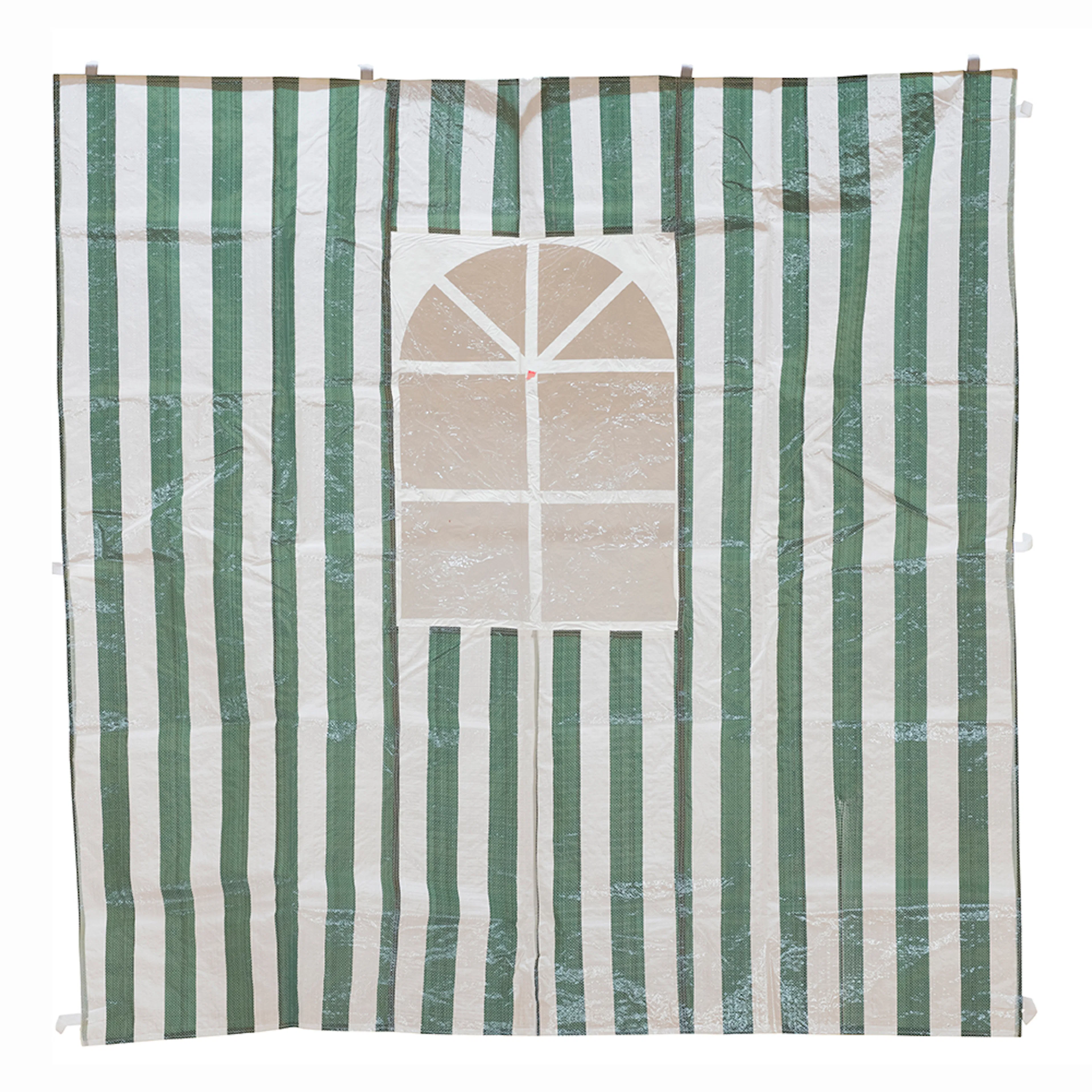 Paviljongväggar Hillerstorp 193x196 cm Grön/Vit