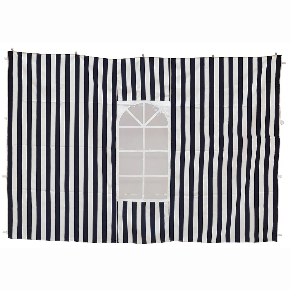 Paviljongväggar Hillerstorp 195x300 cm Blå/Vit