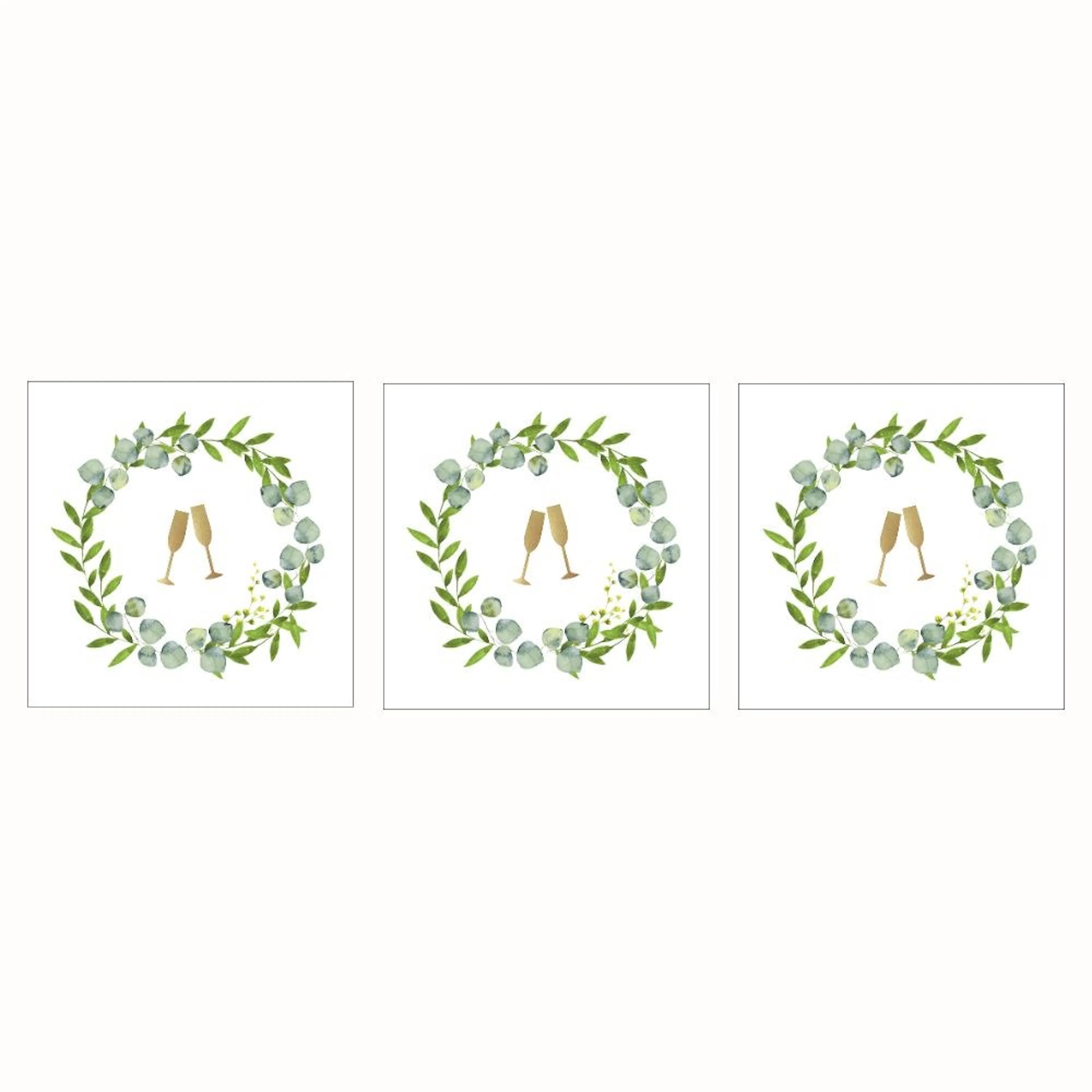 Servett Paperproducts Design Champagne 33x33 cm 3 st 20-pack