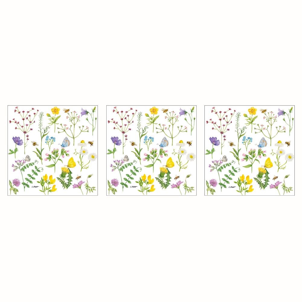 Servett Paperproducts Design Cornflowers 33x33 cm 3 st 20-pack