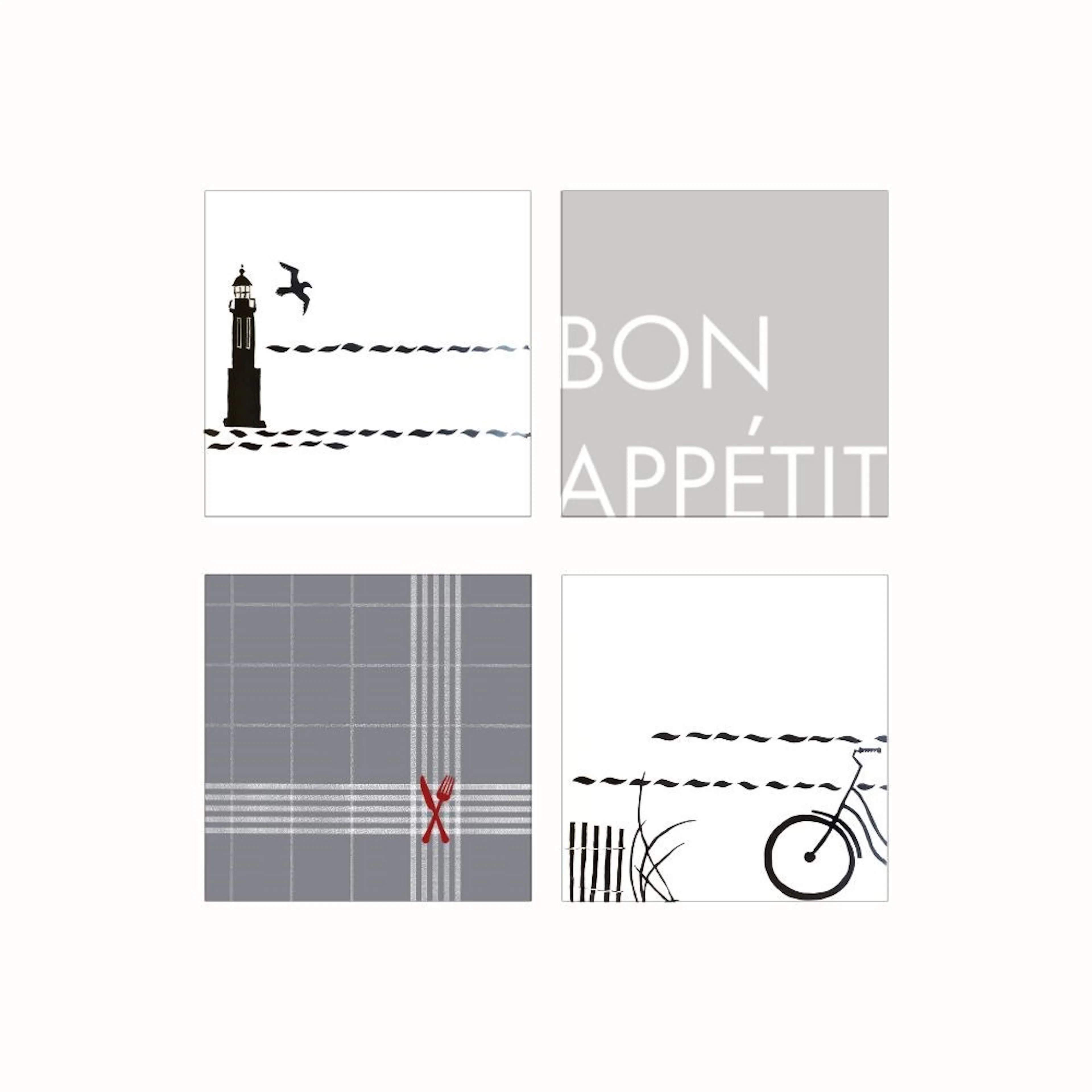 Servetter Paperproducts Design PPD Mixade 4 st 20-pack