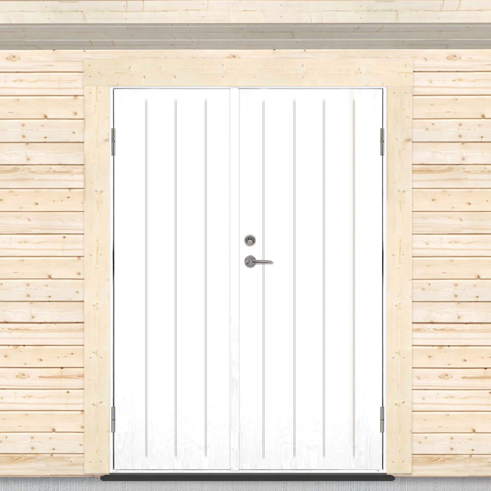 Pardörr Sveadörren Kall Grundmålad