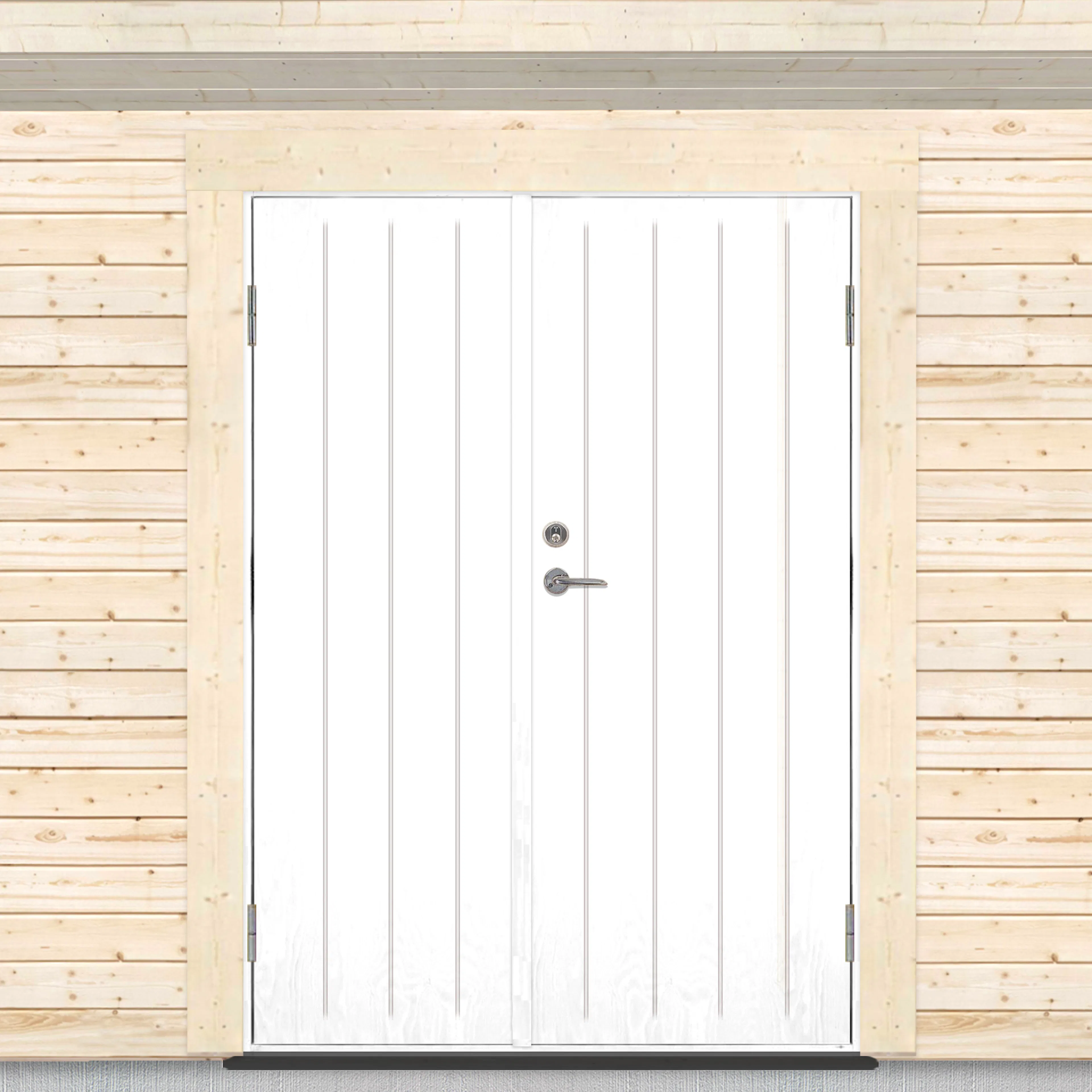 Pardörr Sveadörren Kall Grundmålad