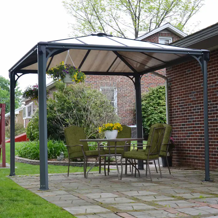 Pergola gop Palermo 3000 9 m² med Takventil