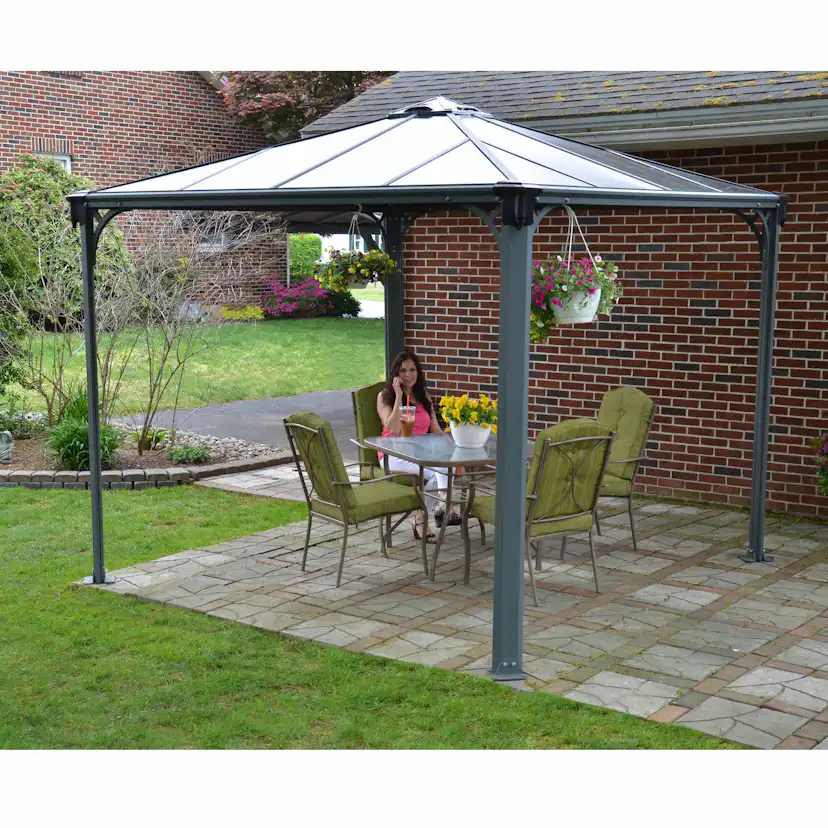 Pergola gop Palermo 3000 9 m² med Takventil