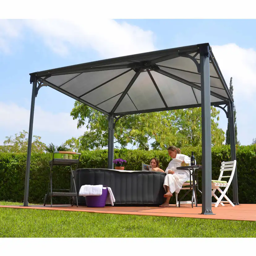 Pergola gop Palermo 3000 13 m² med Takventil