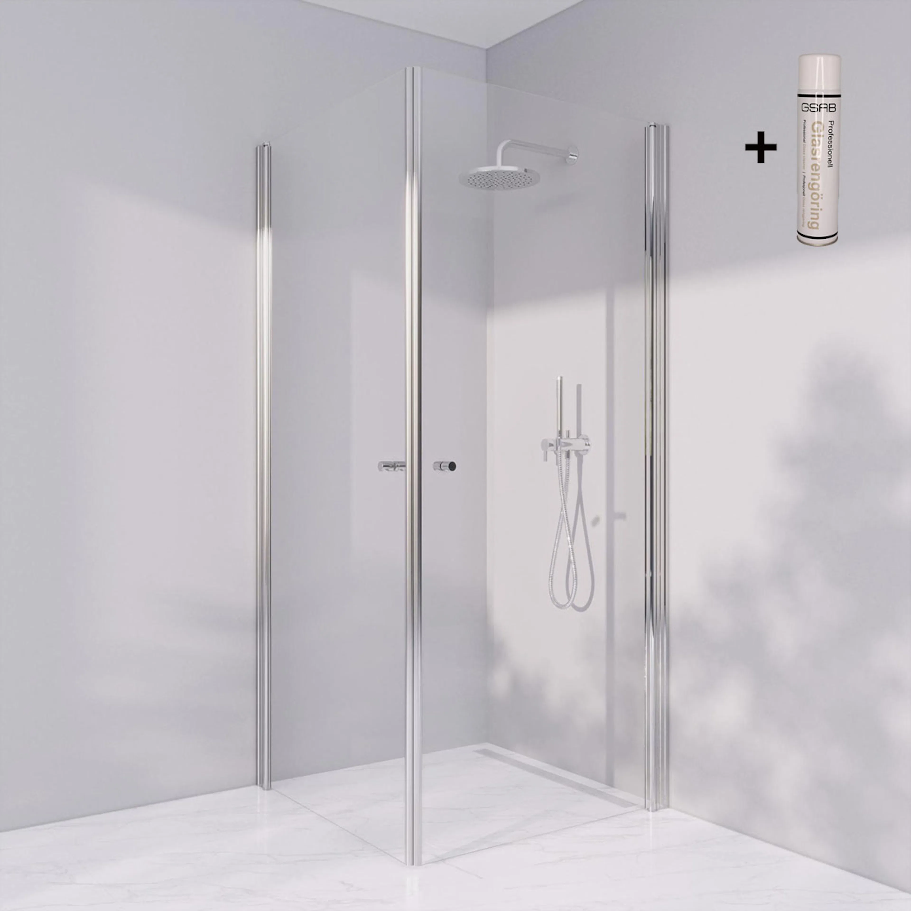 Duschhörn Invitrea Prime PH22 med Glasrengöring