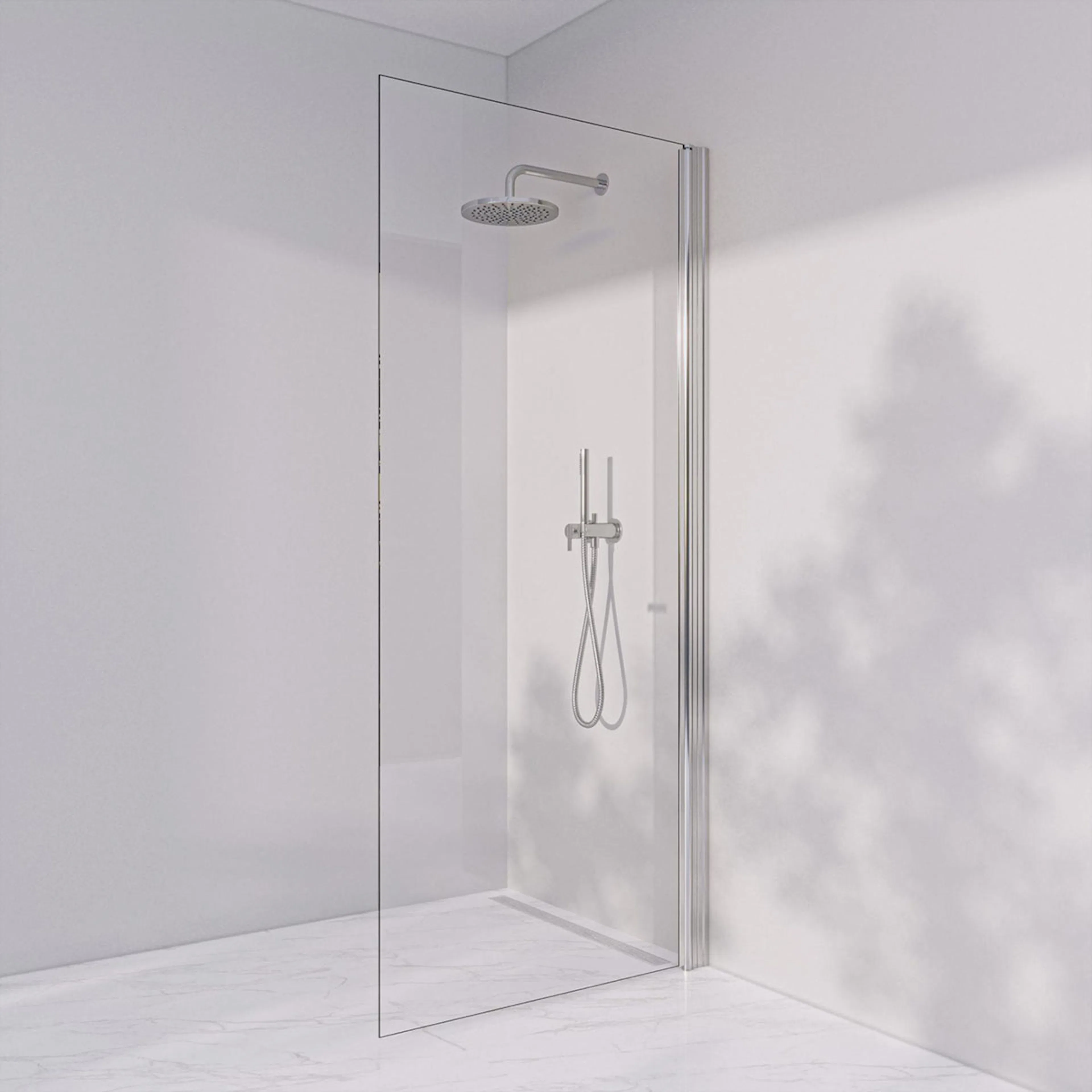 Duschvägg Invitrea Prime PH2 med Glasrengöring