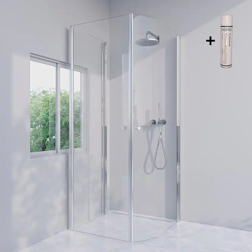 Duschhörn Invitrea Prime PH43 med Glasrengöring