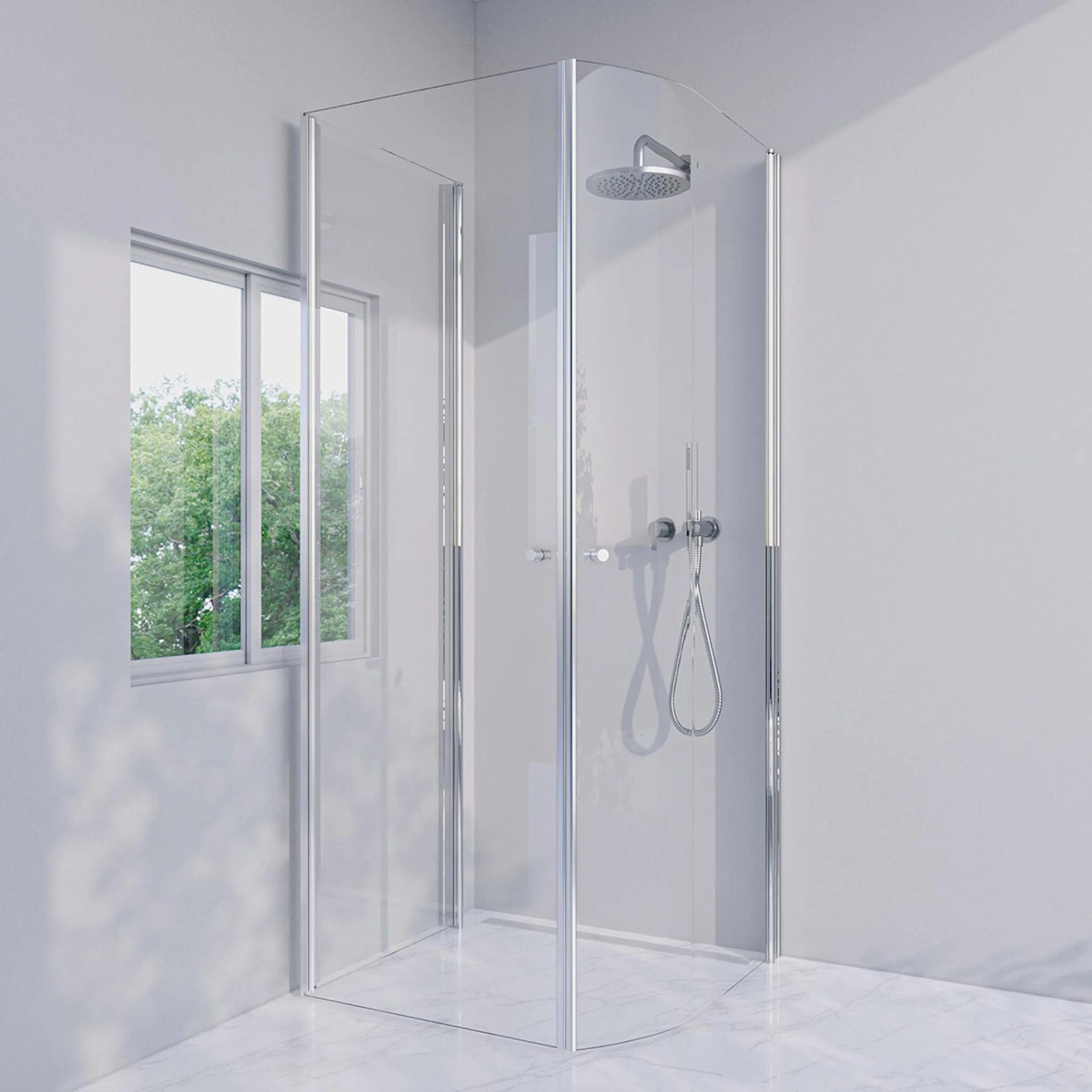 Duschhörn Invitrea Prime PH43 med Glasrengöring