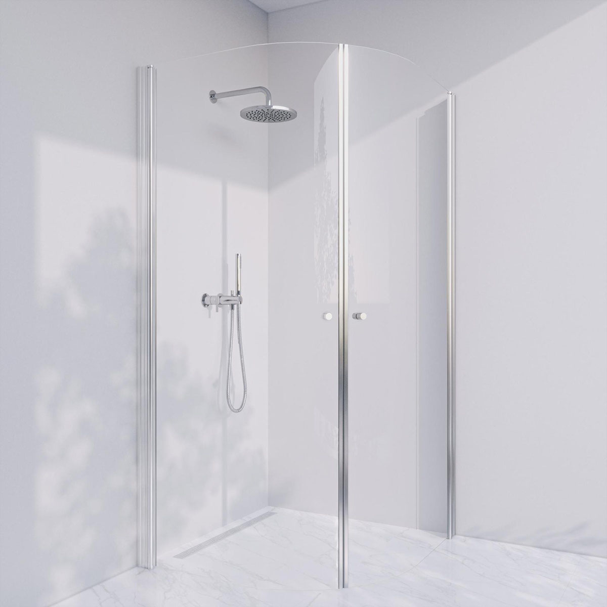 Duschhörn Invitrea Prime PH44 med Glasrengöring