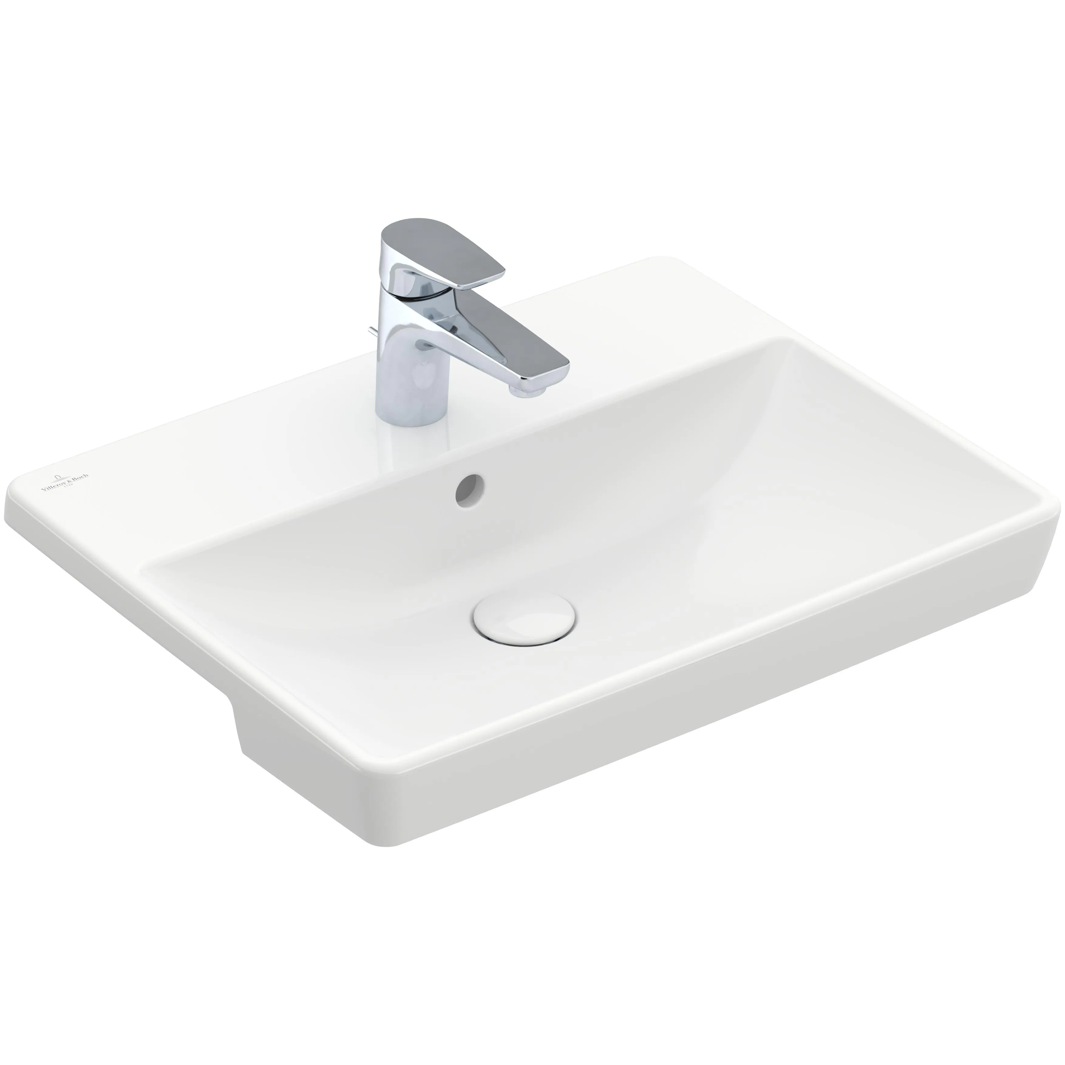Tvättställ Villeroy & Boch Avento Halvinfällt 550 mm