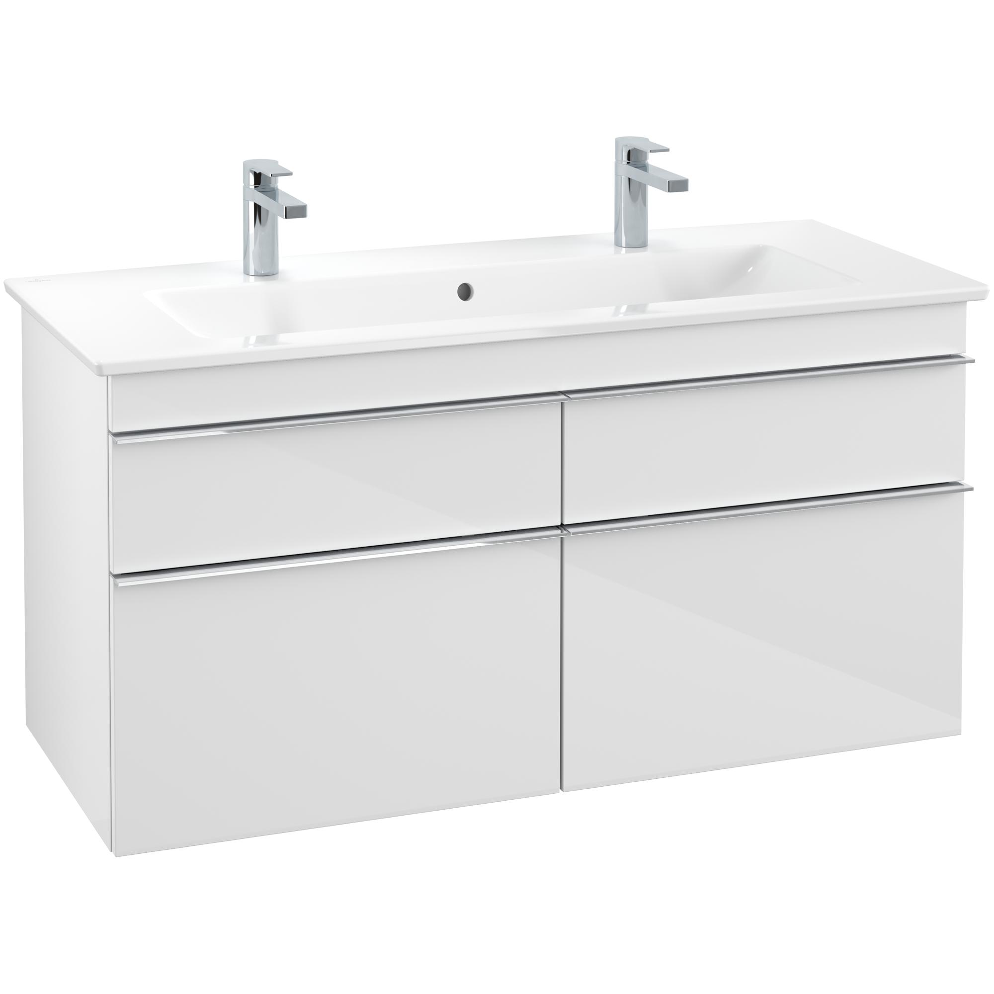 Tvättställsskåp Villeroy & Boch Venticello 115 cm med  4 Lådor för Skåpstvättställ