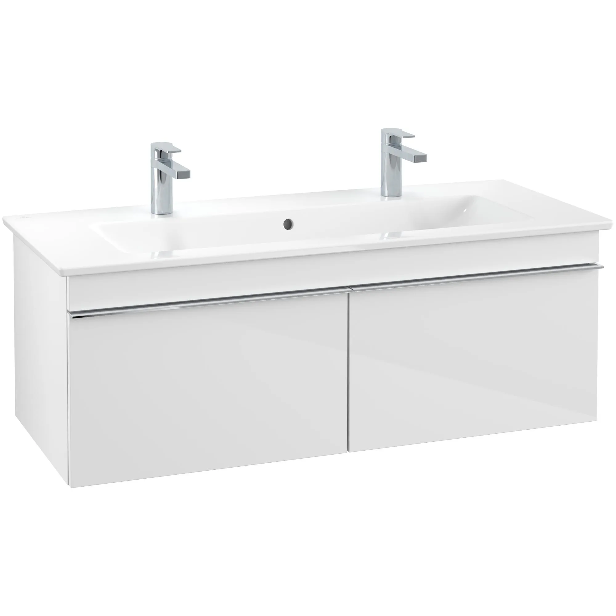 Tvättställsskåp Villeroy & Boch Venticello 115 cm med 2 Lådor för Centrerat Skåpstvättställ