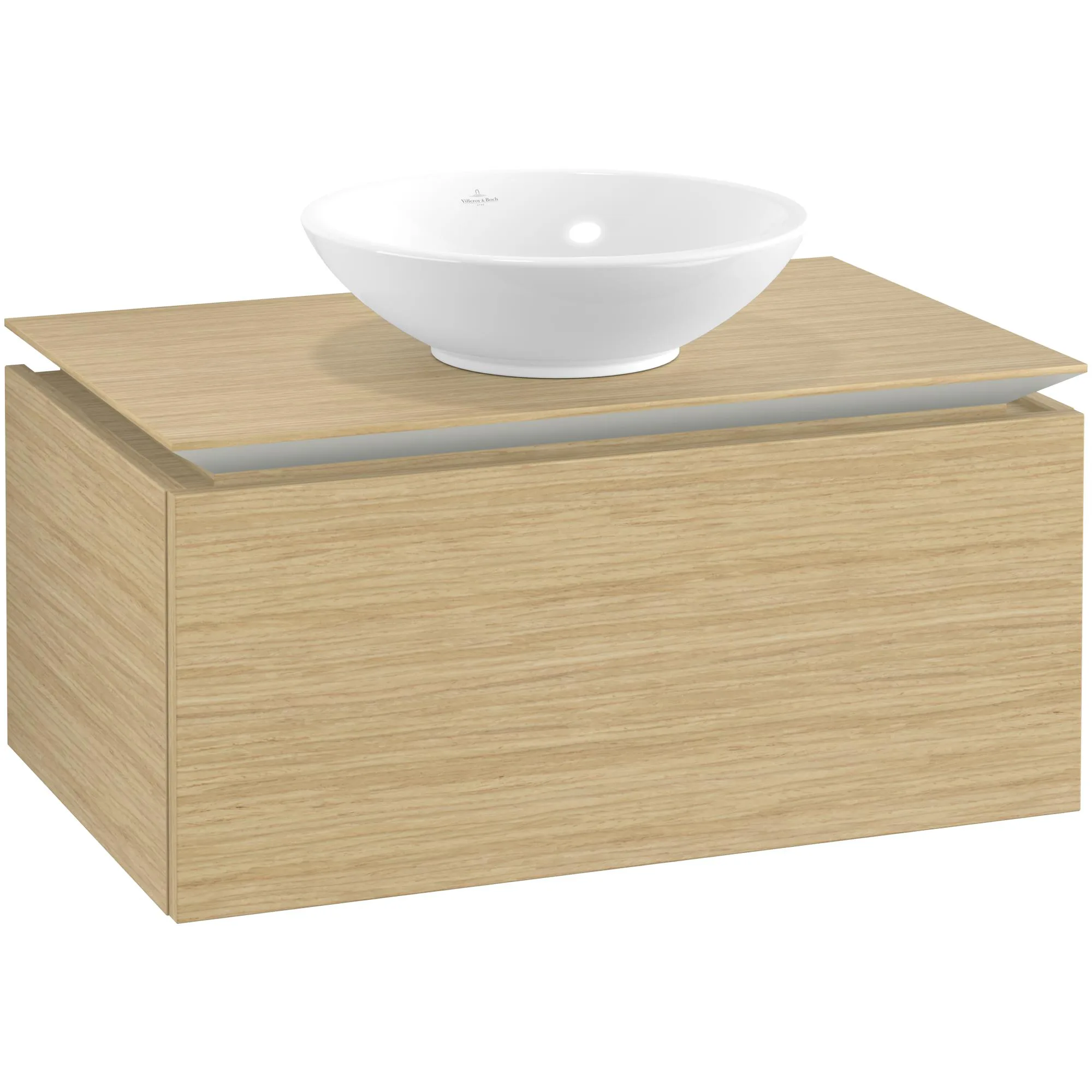 Tvättställsskåp Villeroy & Boch Legato Kompakt 800 med 1 Låda för Ytmonterat Tvättställ