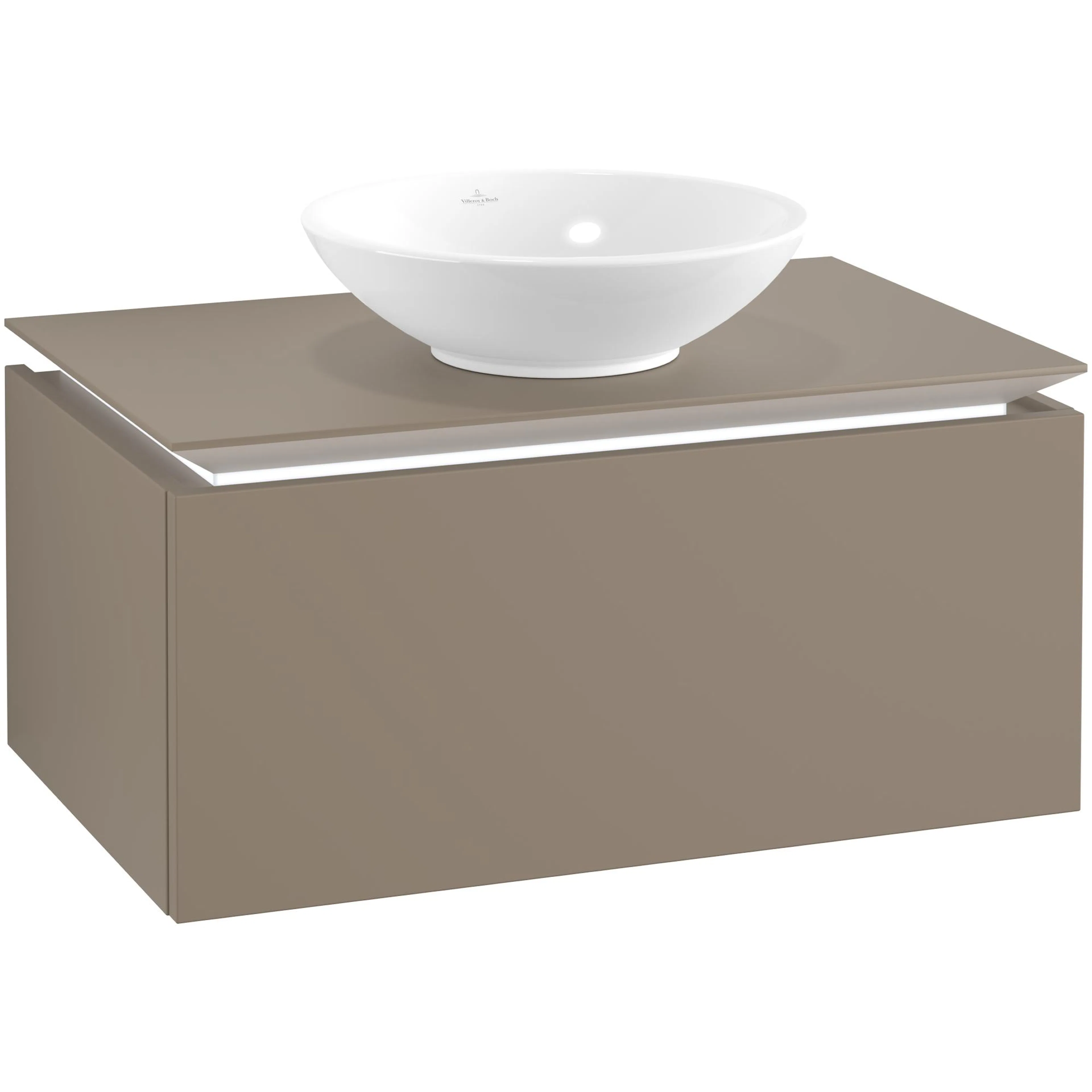 Tvättställsskåp Villeroy & Boch Legato Kompakt 800 med 1 Låda för Ytmonterat Tvättställ